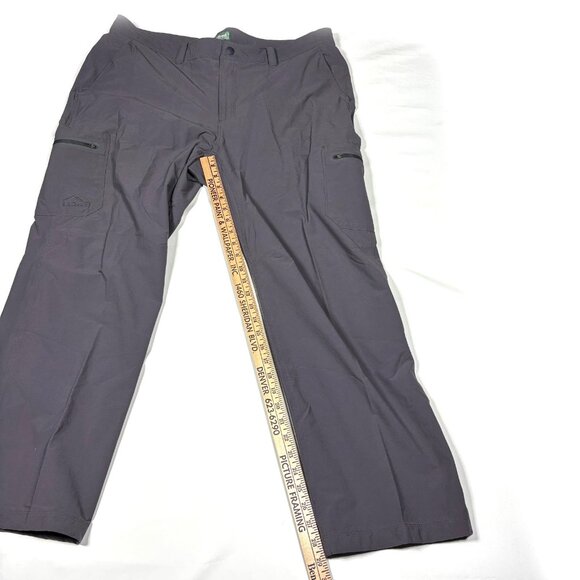 Lot of 2 L.L Bean Gray Nylon Lightweight Hiking Outdoor Travel Pants Mens 40X30 - Picture 12 of 16